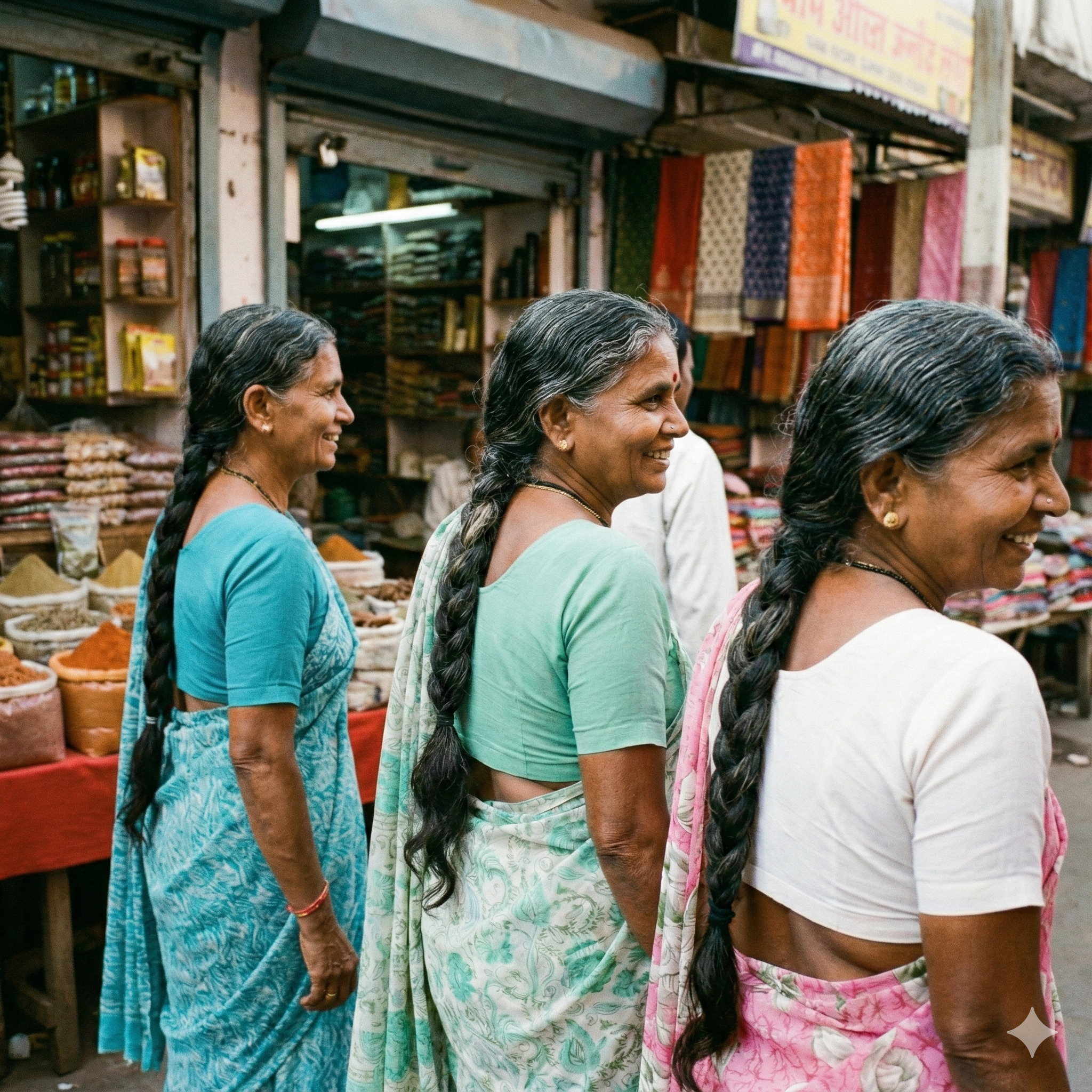 למה בגיל שלהן השיער שלהן נראה ככה, ושלי ממלא את פתח הניקוז במקלחת כל בוקר?